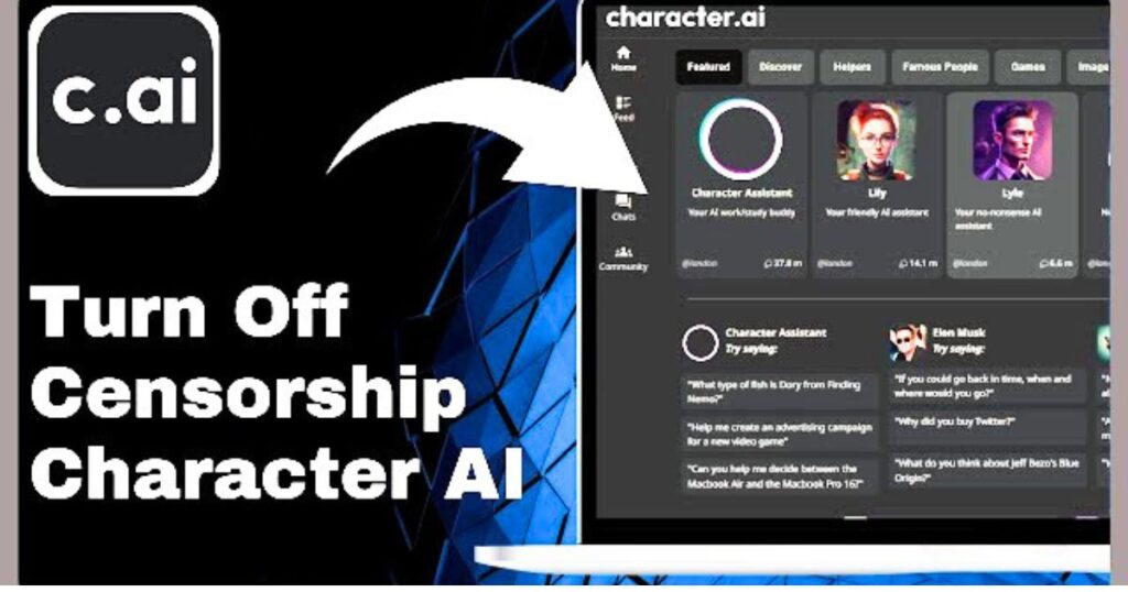 How to turn off censorship on character AI in 2024