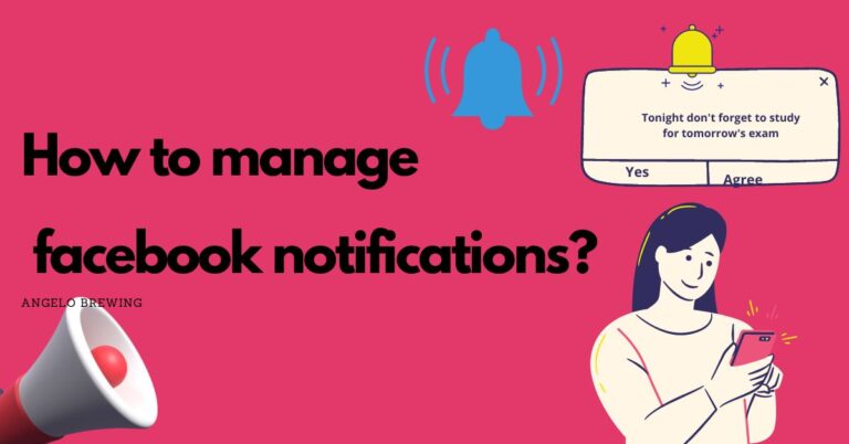 how to manage facebook notifications